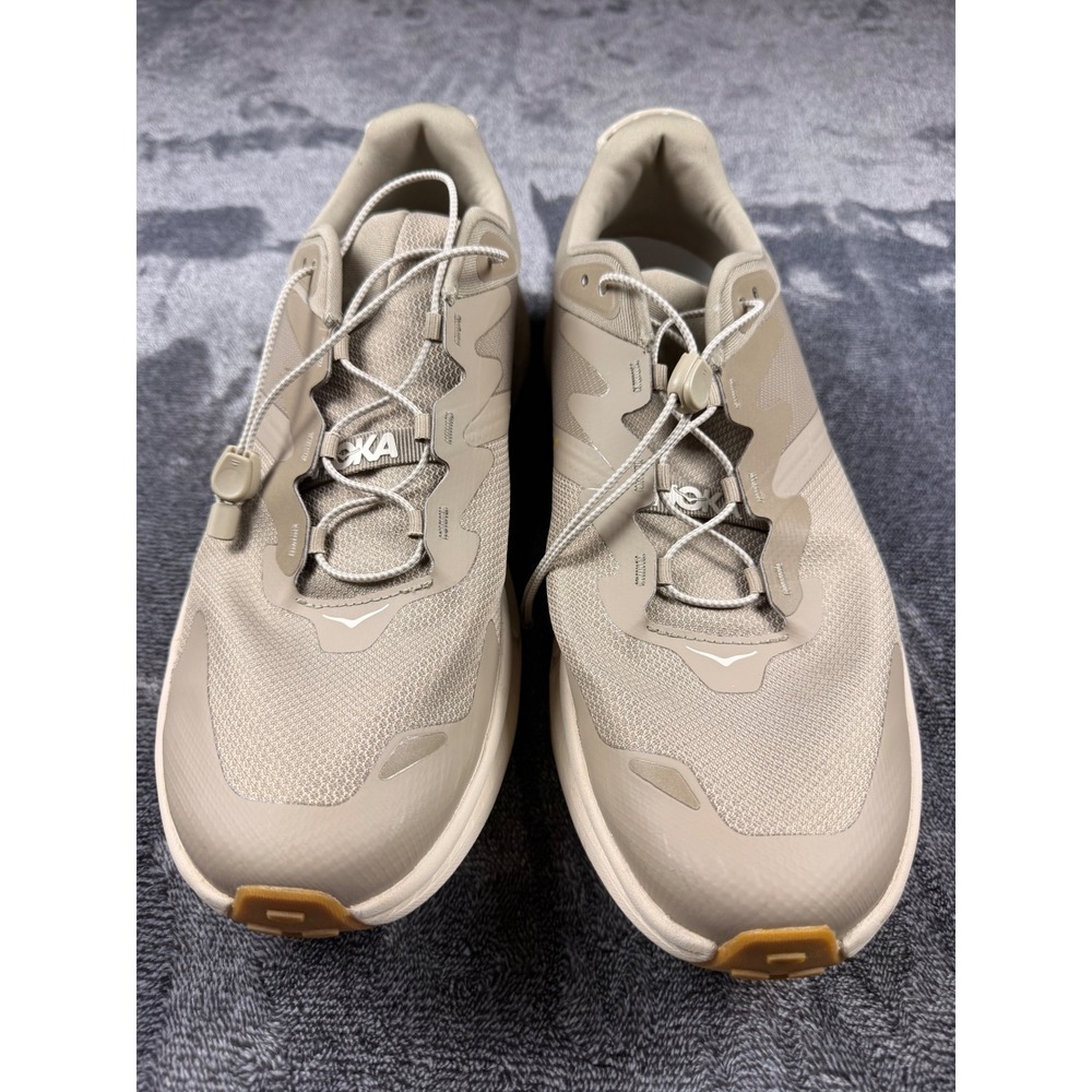 Hoka Transport Dune Eggnog Tan Lifestyle Sneakers 1123153 DEGG Mens 13D